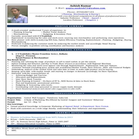 ashish updated resume
