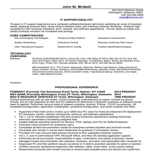 McNeill John IT Analyst Support 11 2016