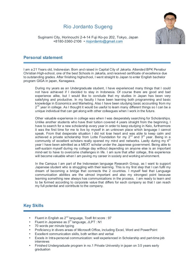 Contoh Cv Harvard Style