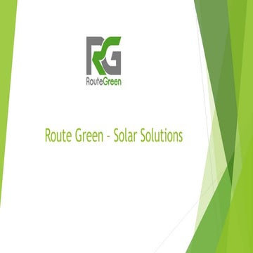 Route Green - Solar Solutions