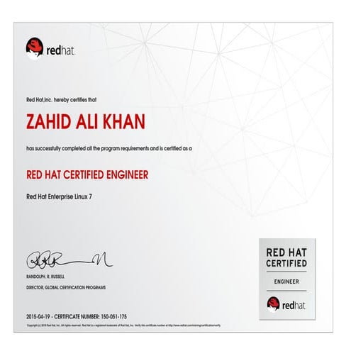 ZAHID_ALI_KHAN_RHCE | PDF