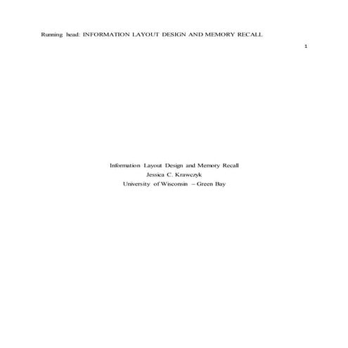 DesignonMemoryRecall