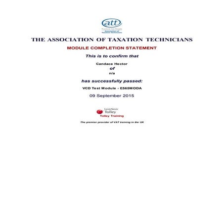 Module A Certificate | DOCX