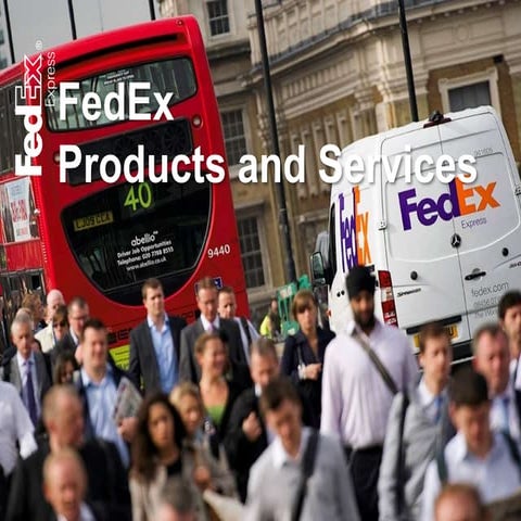FEDEX PRODUCTS AND SERVICES