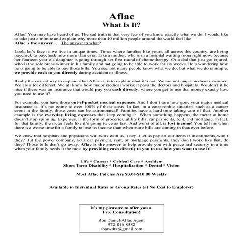 Aflacts | PDF