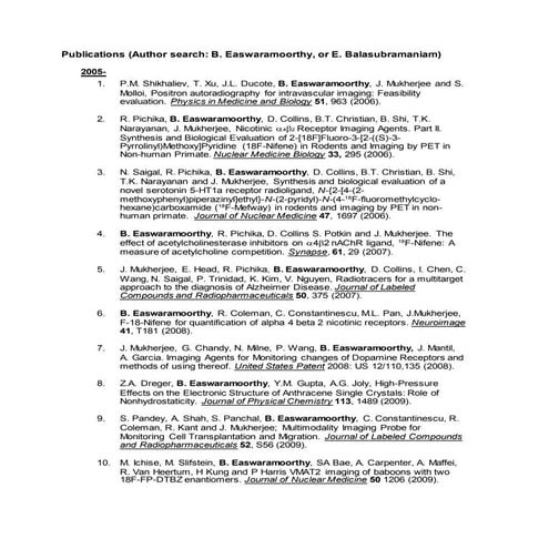 Bibliography of Publications by Ravi S | PDF