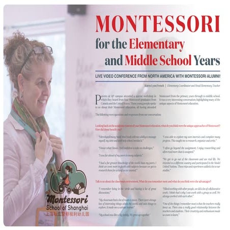 Meeting a Montessori Teacher | PPTX