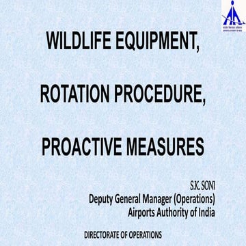 Wildlife equipment