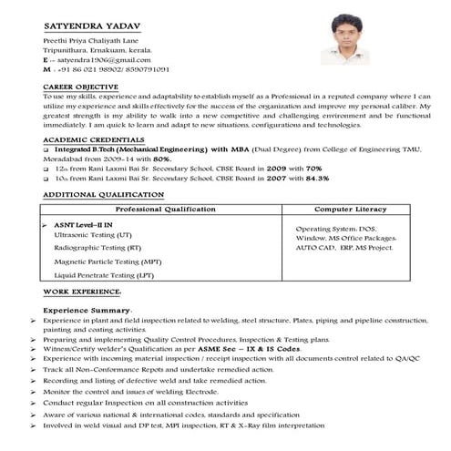 RESUME SATYENDRA YADAV01