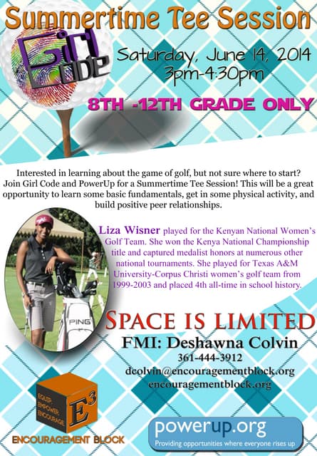 Girl Code Golf Day