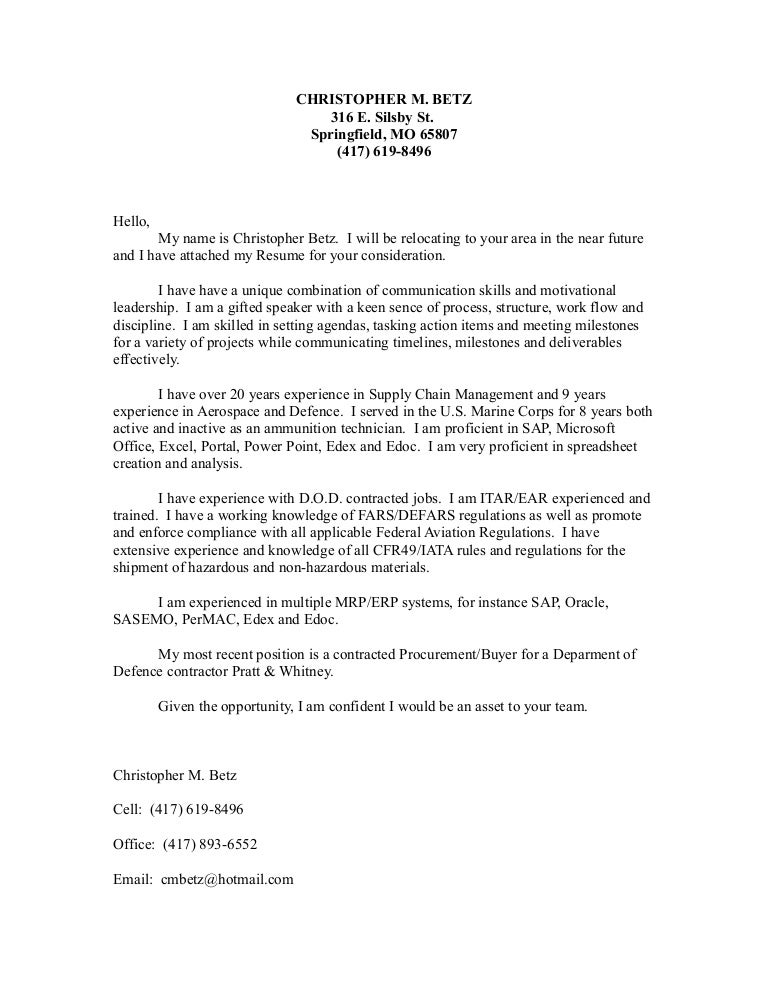 attached is my resume for your consideration