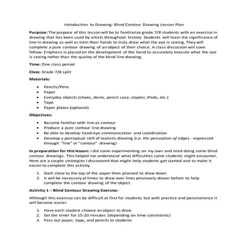 Introduction to Drawing