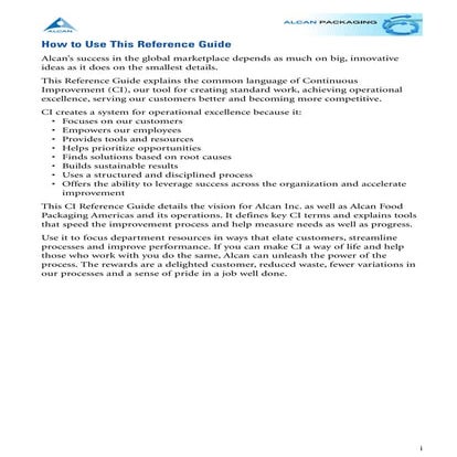 Managers Guide to Continuous Improvement