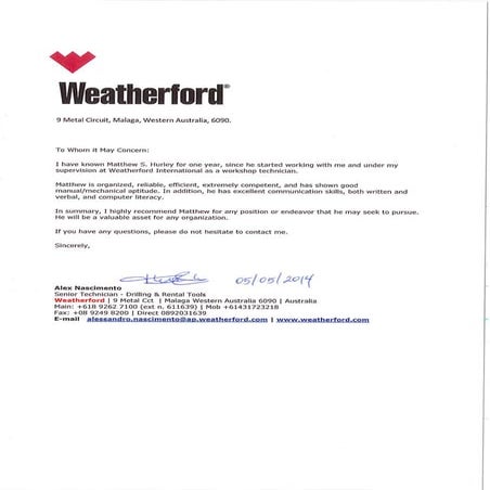 Reference letter 1 | PDF