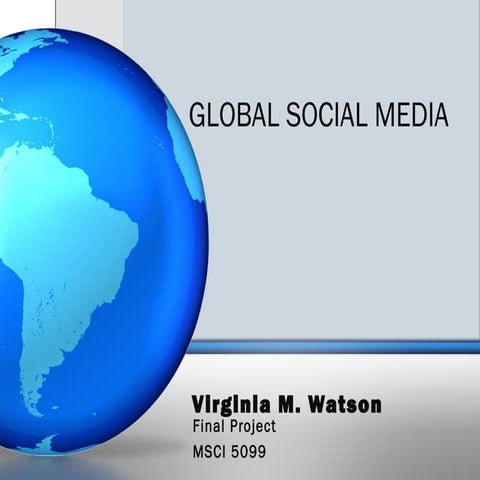 Global Social Media - Final Project