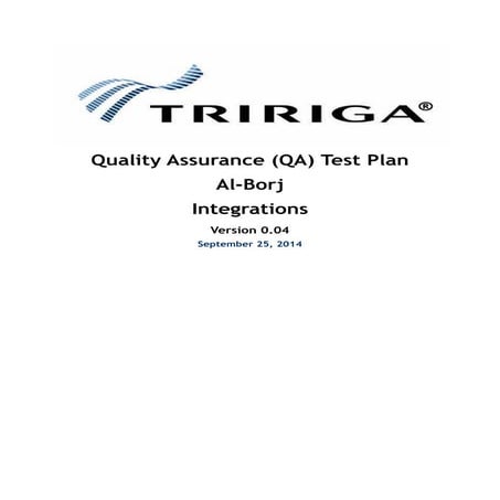 Al-Borj - Integration QA Test Plan v0.04