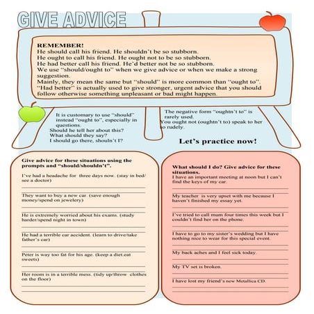 Fisa de lucru SHOULD