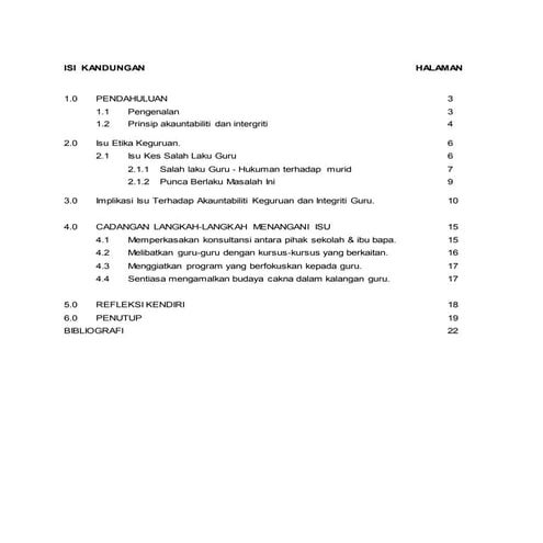 Tugasan edu 3083 isu etika keguruan.