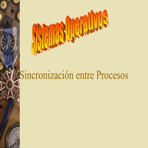 Sincronización entre procesos