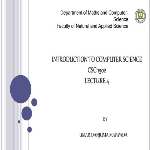 lecture 4 | PPT