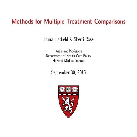0 methods for multiple treatment comparisons