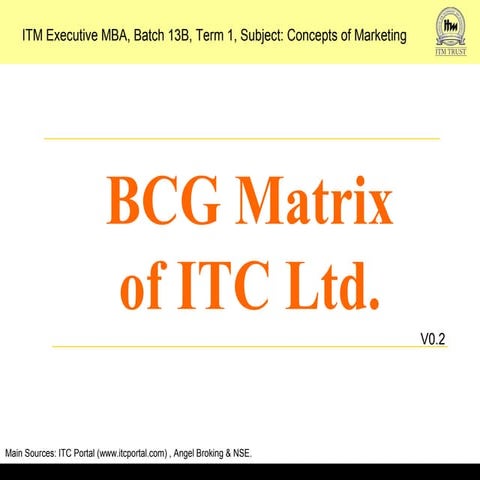 36556965 bcg-matrix-of-itc-ltd