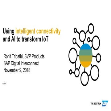 Rohit Tripathi at AI Frontiers : Using intelligent connectivity and AI to tra...