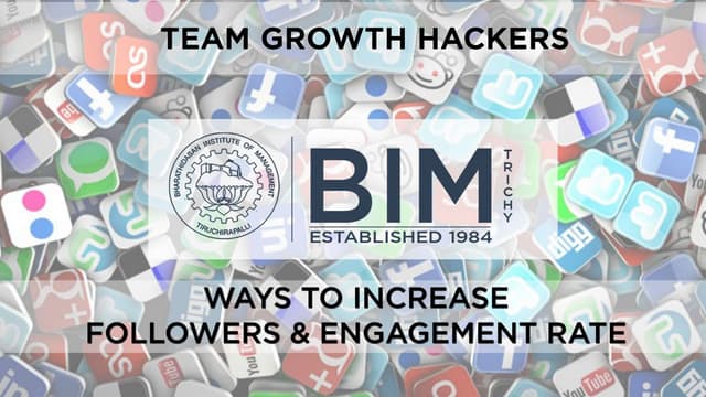 Ways to increase followers and engagement rate
