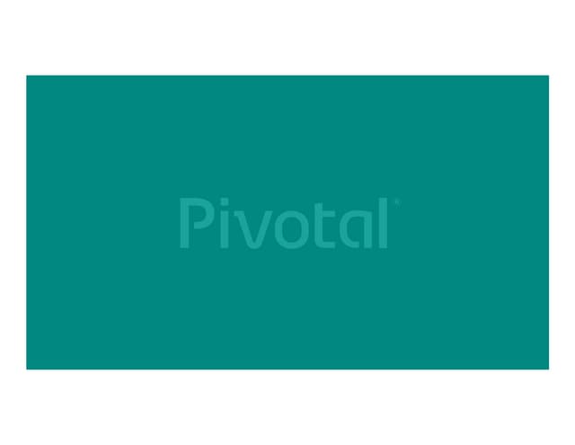 Pivotal Power Lunch - Why Cloud Native?