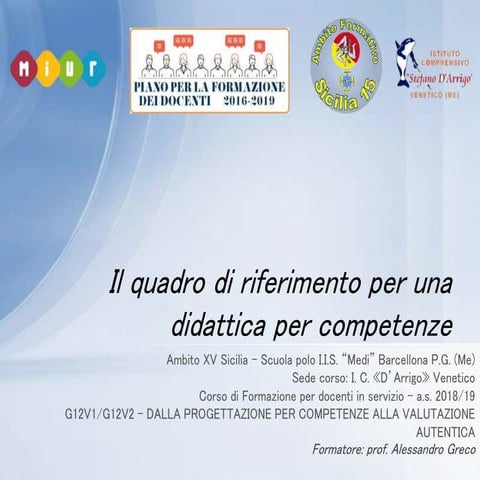 Quadro normativo Competenze_2019