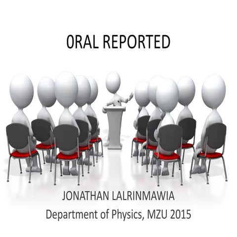 Oral Report (Research)