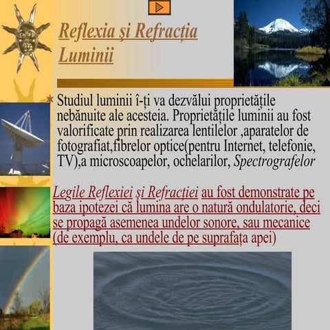 0reflexia Si Refractia Luminii Pentruliceu Versiunea2 Noua