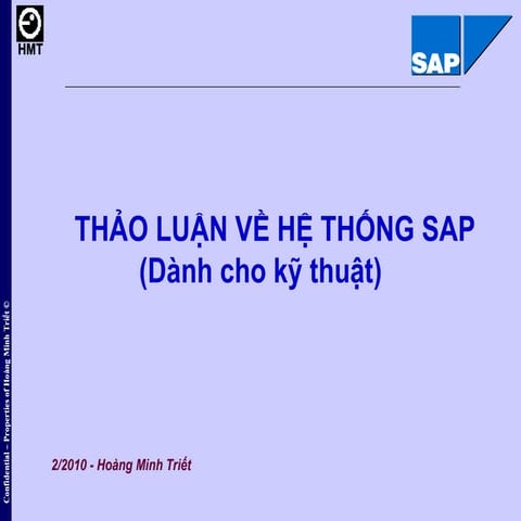 SAP BASIS Overview (Vietnamese)