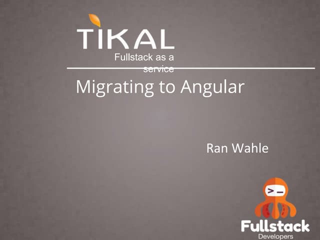 Angular migration | PPTX