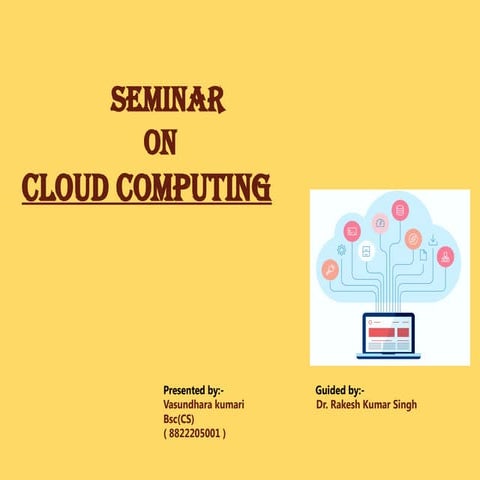 Presentation on cloud computing and ppt.. | PDF