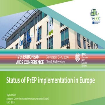 Status of PrEP implementation in Europe (Nov 2019)