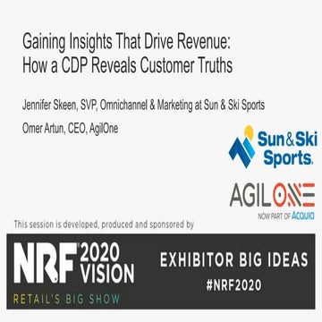 Gaining insights that drive revenue: How a CDP reveals customer truths_Agilon...