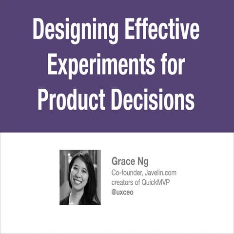 Grace Ng | SearchLove San Diego, 'Designing Effective Experiments for Product...