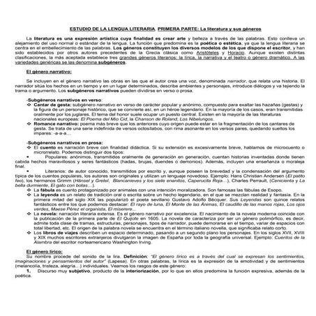 Recursos para el análisis literario.