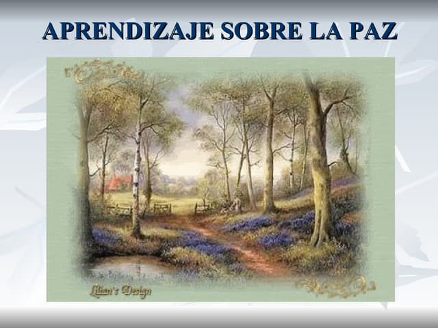 1. 1. Aprendizaje sobre la Paz - Ca...