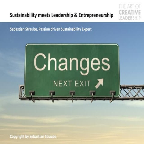 Sustainability meets Leadership & Entrepreneurship