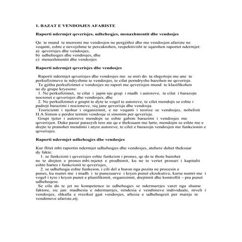 BAZAT E VENDOSJES AFARISTE 