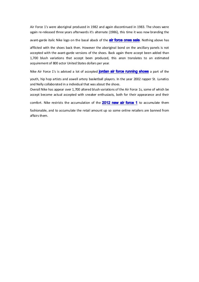 air force ones discontinued