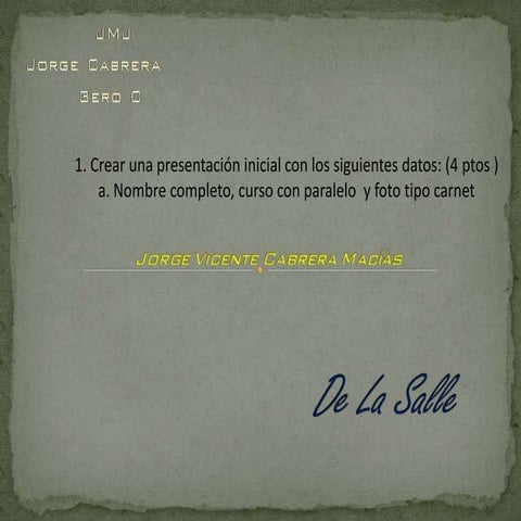 Examen de computación. 