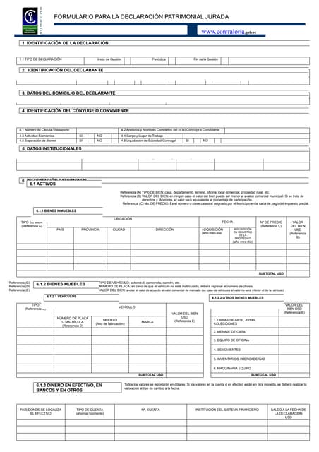 Sf001 formato de uso multiple llenable | PDF