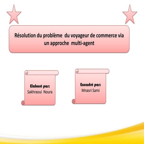 A heuristic multi-agents model to solve the TSP