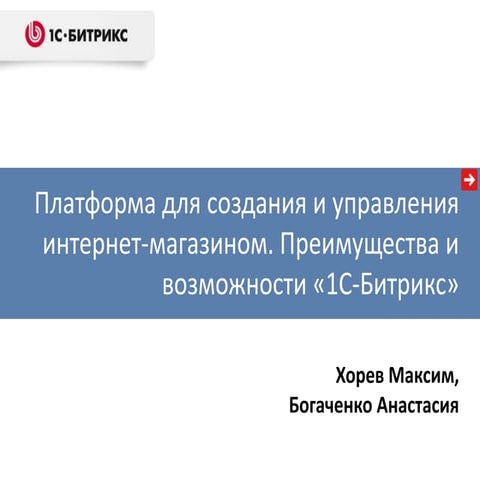 Платформа для создания и управления интернет магазином. преимущества и возмож...
