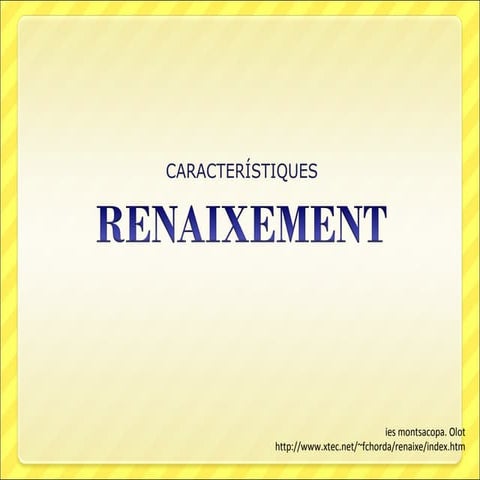 1.renaixement.característiques