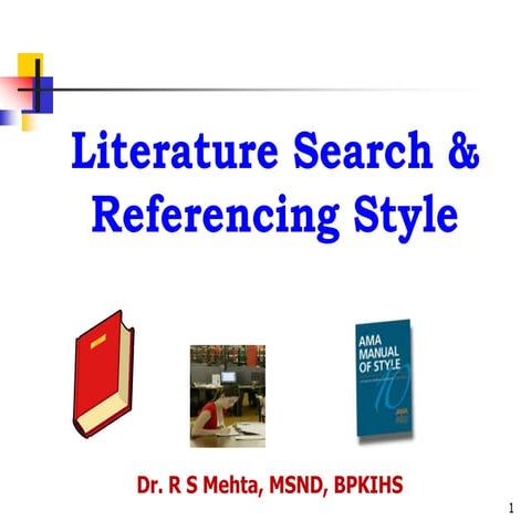1. literature search and referencing styles