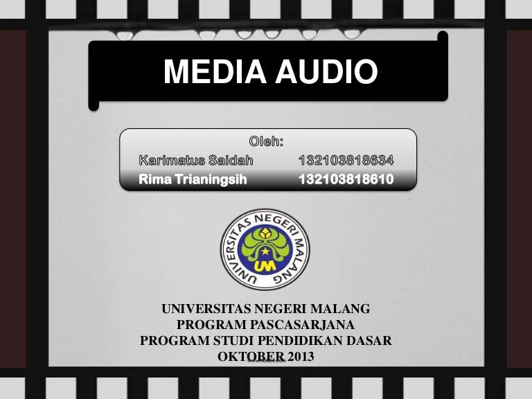 MEDIA PEMBELAJARAN AUDIO